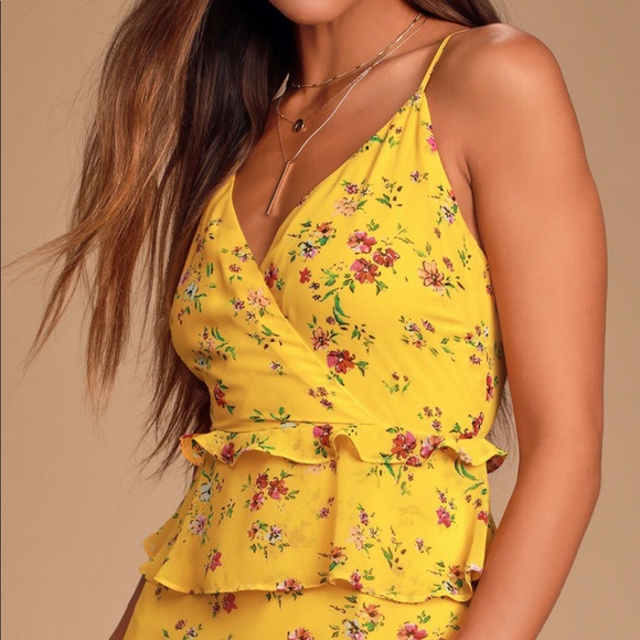 Floral Print Ruffle Maxi Dress - Picture 5 of 5